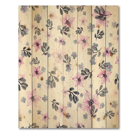 Designart - Pink Flowers and Petals